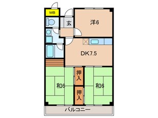 シャト－シュベルグの物件間取画像